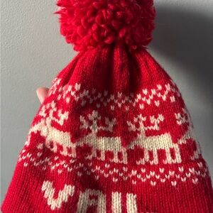 Vintage Vail Pom Pom Beanie
